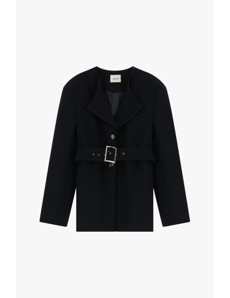 Blazer met ceintuur en brede revers Dixie