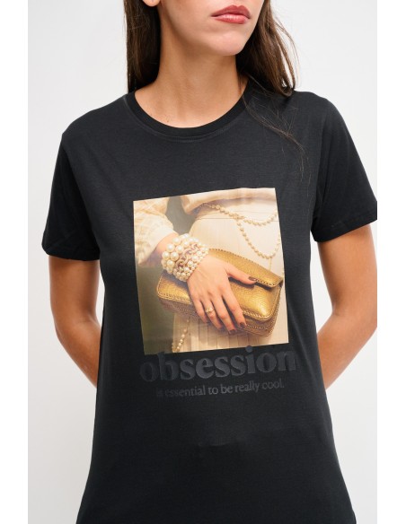 T-shirt décontracté à imprimé Maryley