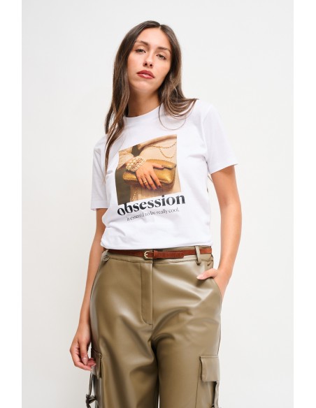 Casual T-shirt met print Maryley