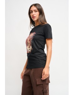 Katoenen T-shirt met Maryley-print 2