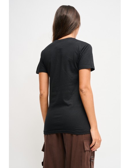 T-shirt en coton avec imprimé Maryley