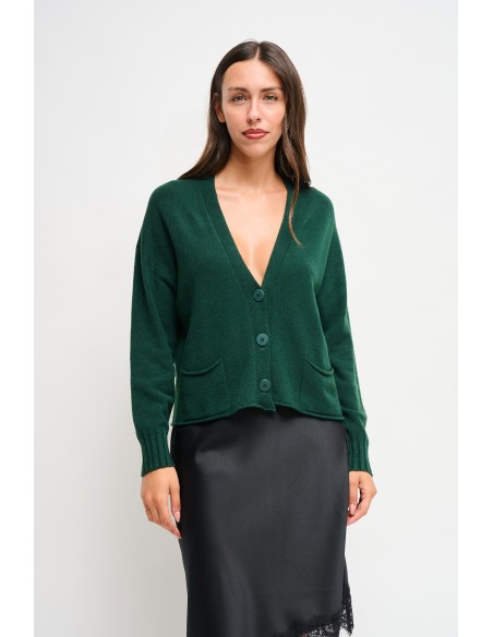 Cardigan met zakken van Maryley