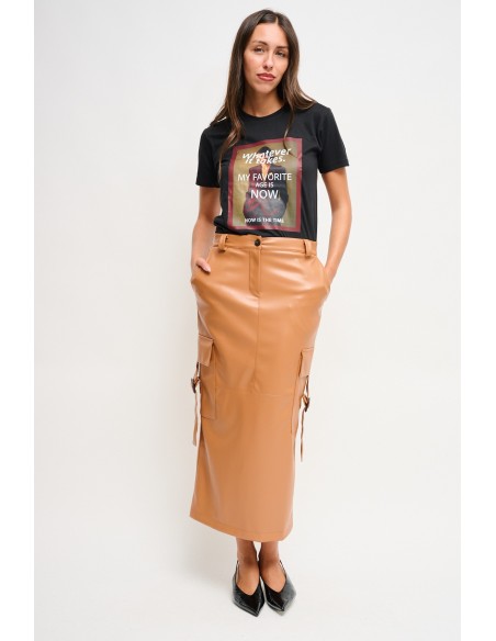 Cargo-rok van ecologisch leer Maryley