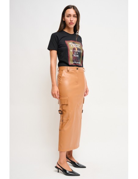 Cargo-rok van ecologisch leer Maryley