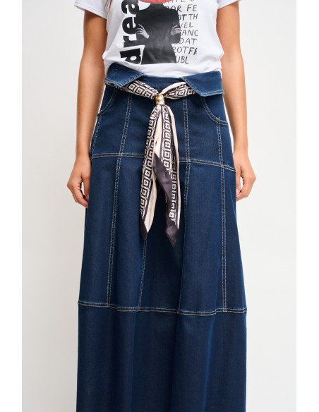 Denimrok met ceintuur Maryley