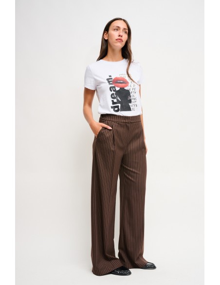Maryley - Pantalon à pinces pour palais