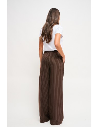 Maryley krijtstreep Palazzo-broek