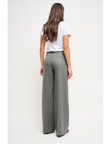 Maryley krijtstreep Palazzo-broek