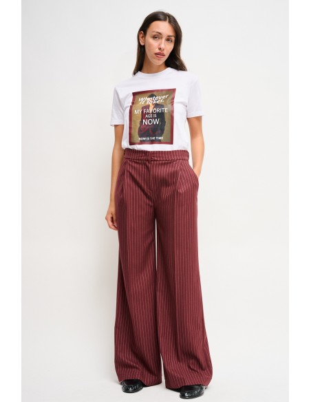 Maryley - Pantalon à pinces pour palais