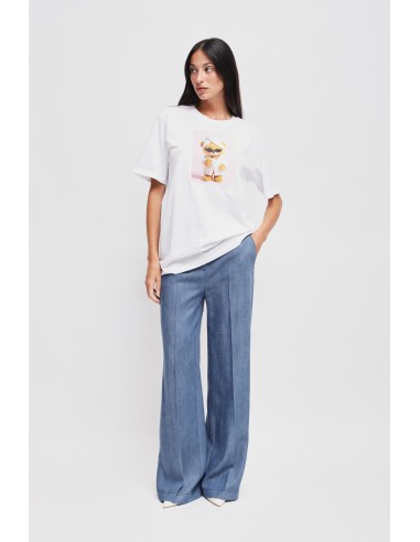 Maryley - T-shirt en coton imprimé ours