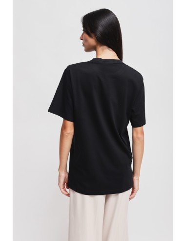 T-shirt en coton chic et décontracté avec imprimé Maryley