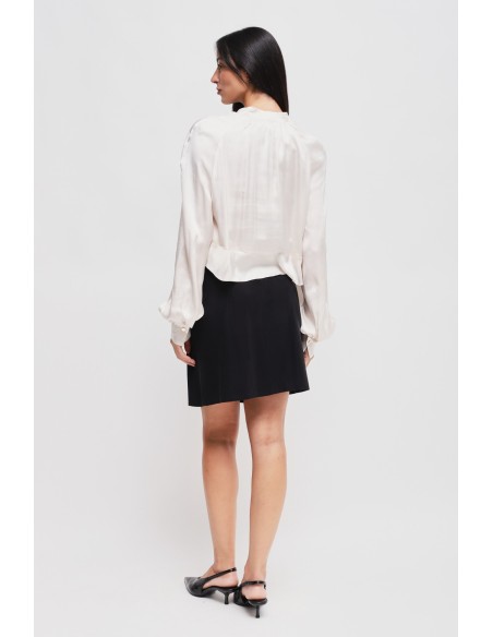 Minijupe en viscose avec logo Maryley