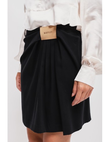 Minirok van viscose met Maryley-logo