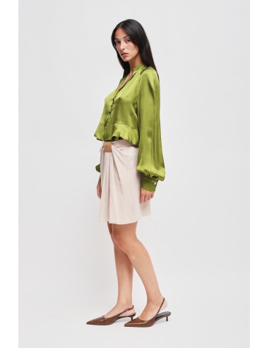 Minirok van viscose met Maryley-logo