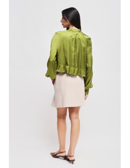 Minirok van viscose met Maryley-logo