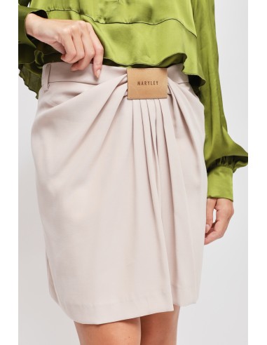 Minirok van viscose met Maryley-logo