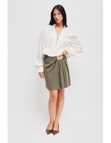 Minirok van viscose met Maryley-logo
