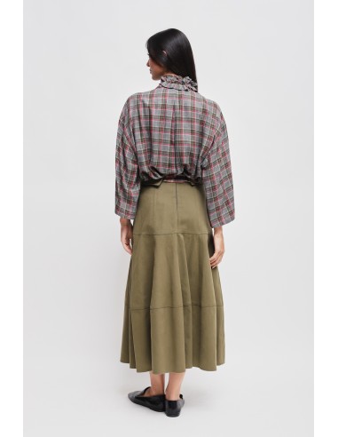 Katoenen rok met ceintuur Maryley
