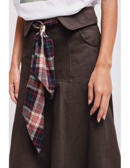 Katoenen rok met ceintuur Maryley