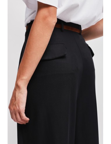 Pantalon Palace en viscose avec double pinces et ceinture Maryley