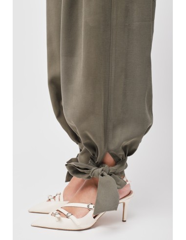 Viscose broek met strik onderaan Maryley