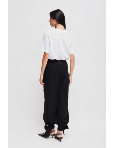 Viscose broek met strik onderaan Maryley