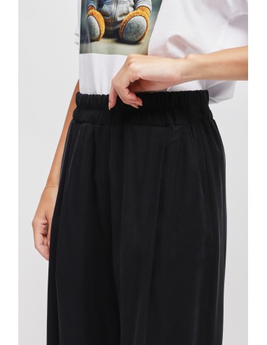 Pantalon en viscose avec nœud au bas Maryley