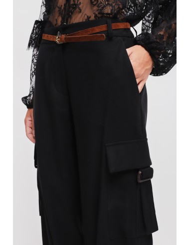Cargo viscosebroek met riem Maryley