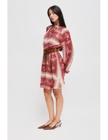 Maryley - Robe courte à motifs en viscose