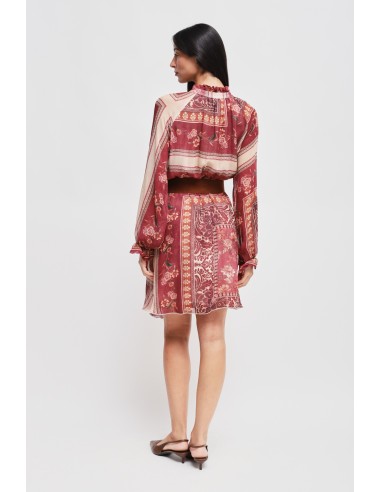 Maryley - Robe courte à motifs en viscose