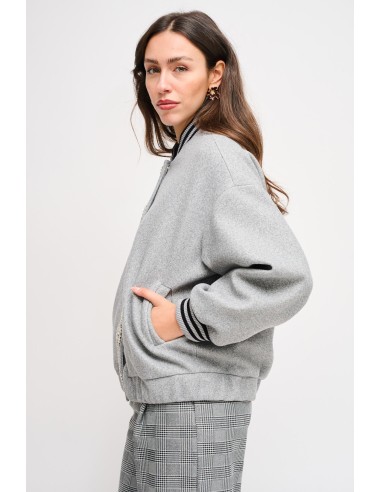 Blouson bomber avec détail bijou Maryley