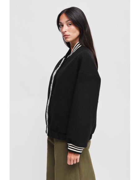 Blouson bomber avec détail bijou Maryley