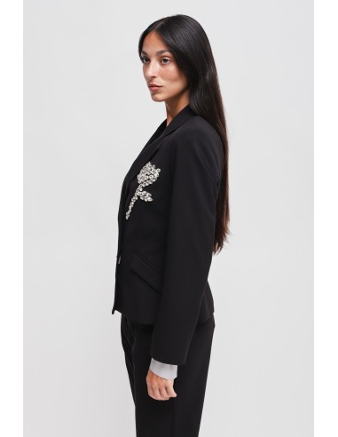 Veste avec applications de strass Maryley