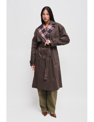 Maryley-katoenen trenchcoat