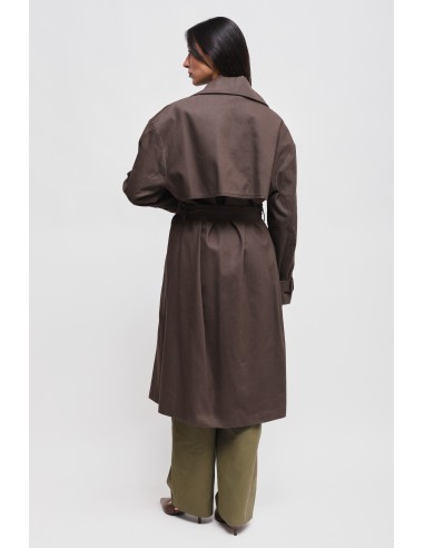 Trench-coat en coton Maryley