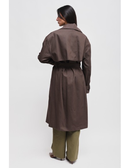 Trench-coat en coton Maryley