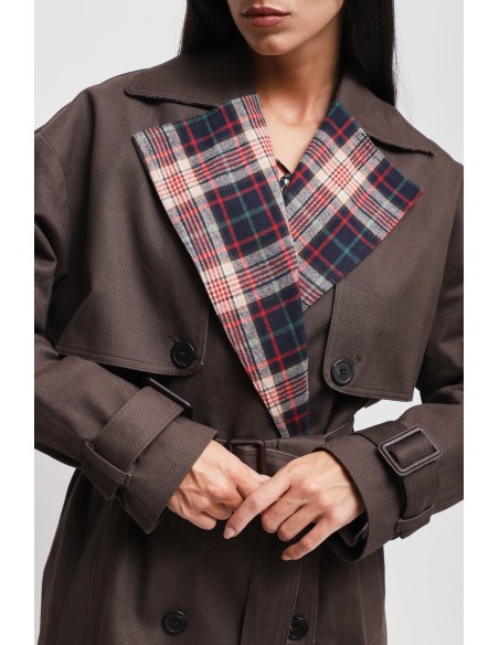 Trench-coat en coton Maryley