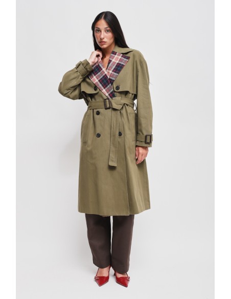 Trench-coat en coton Maryley