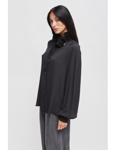 Chemise en viscose à col victorien Maryley