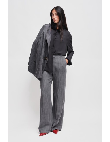 Chemise en viscose à col victorien Maryley
