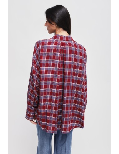 Maryley - Chemise à carreaux oversize en viscose
