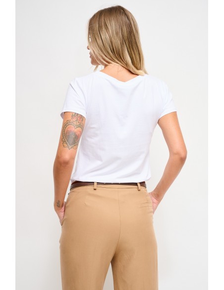 Maryley - T-shirt en coton imprimé ours