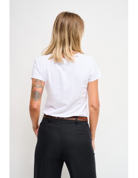 T-shirt en coton avec imprimé Maryley