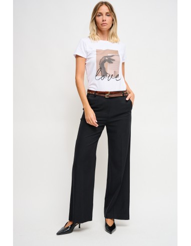 T-shirt en coton avec imprimé Maryley