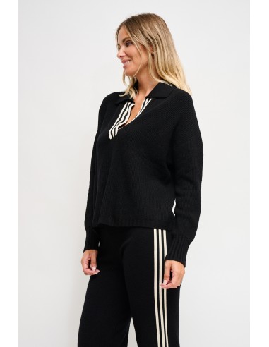 Polo en maille Maryley avec bande latérale