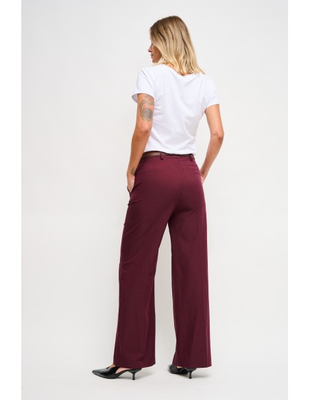 Maryley - Pantalon de palace à double ceinture