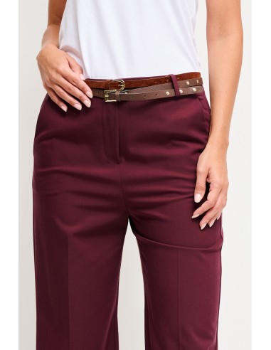 Maryley - Pantalon de palace à double ceinture