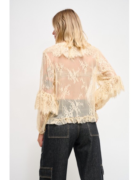 Maryley - Chemise en dentelle à volants
