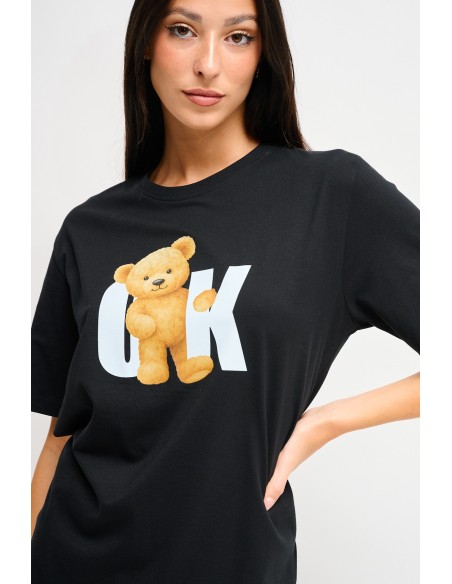 Casual-chic T-shirt met print van Maryley