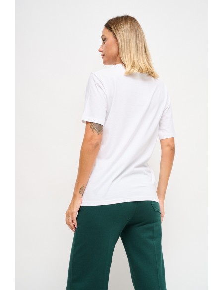 Katoenen T-shirt met Maryley-print